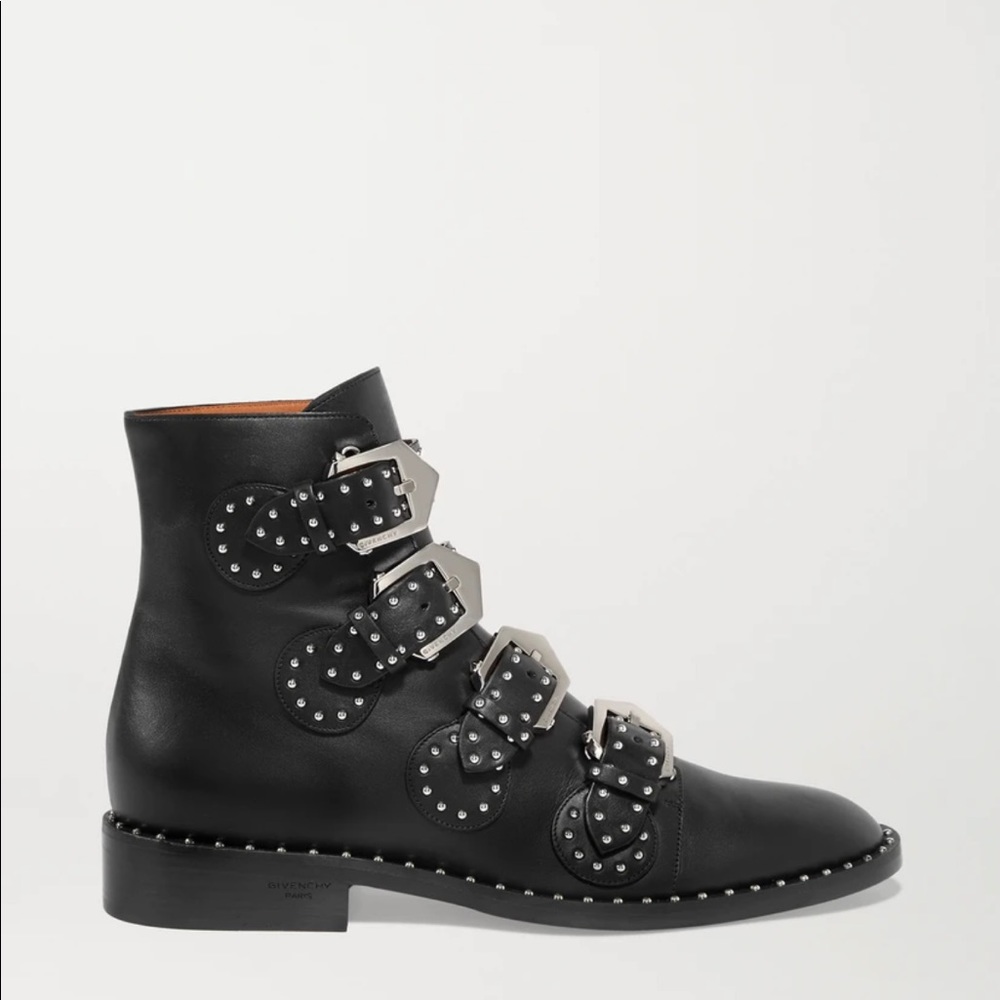 Givenchy - Elegant studded leather ankle boots